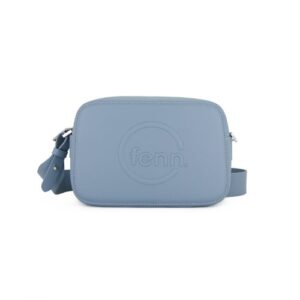 Cross Body – Mint Blue – Silver Zip – Mint Blue Strap