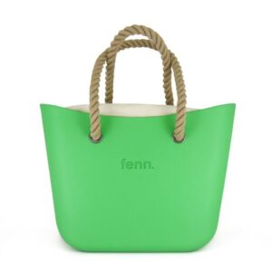 Original Collection – Apple – Beige Inner – Silver Zip – Rope Handle