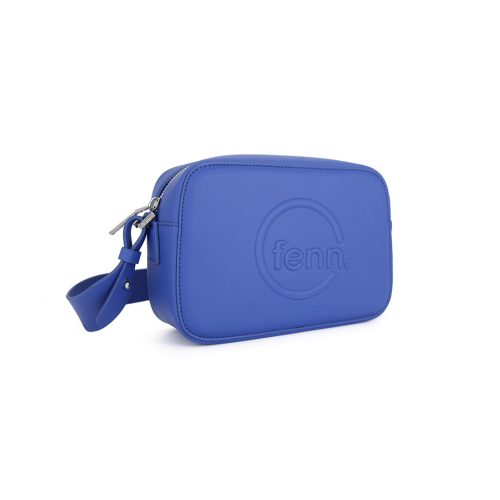 Cross Body – Klein Blue – Silver Zip – Klein Blue Strap - Image 6