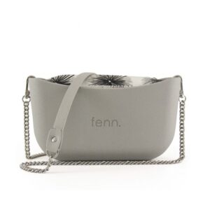 Classic Collection – Grey – Silver Chain Handle – Grey – Pattern 4 Inner