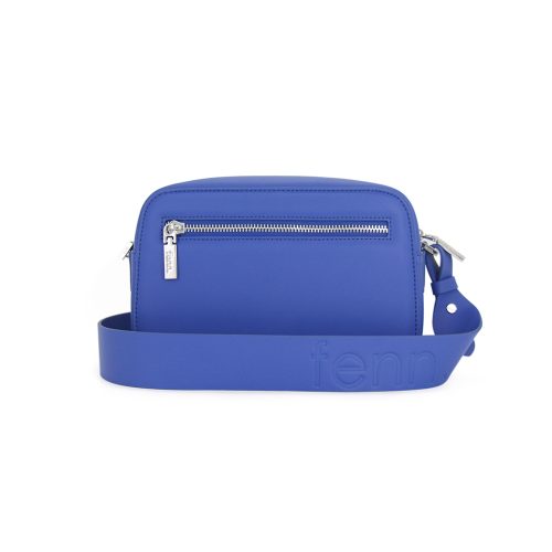 Cross Body – Klein Blue – Silver Zip – Klein Blue Strap - Image 5