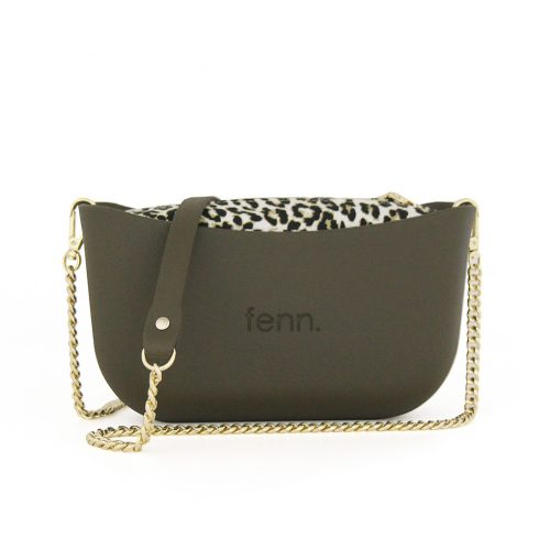 Classic Collection – Army Green – Army Green/Gold Chain Handle – Pattern 10 Inner