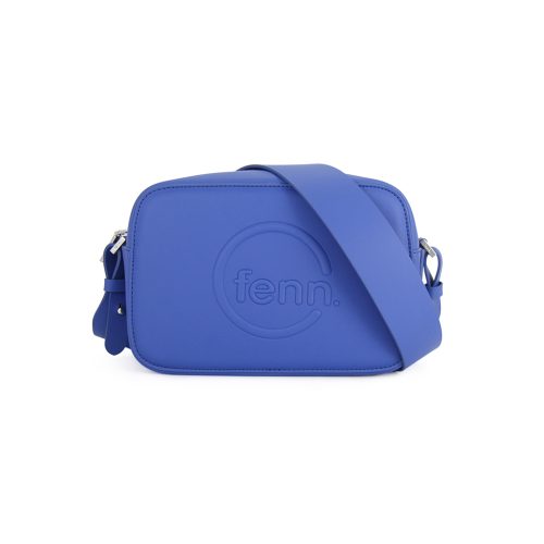 Cross Body – Klein Blue – Silver Zip – Klein Blue Strap - Image 9