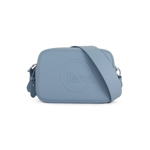 Cross Body – Mint Blue – Silver Zip – Mint Blue Strap - Image 5