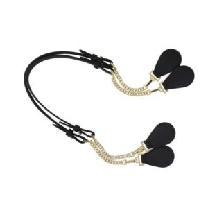 Petite Handles – Gold Chain – Black Criss Cross
