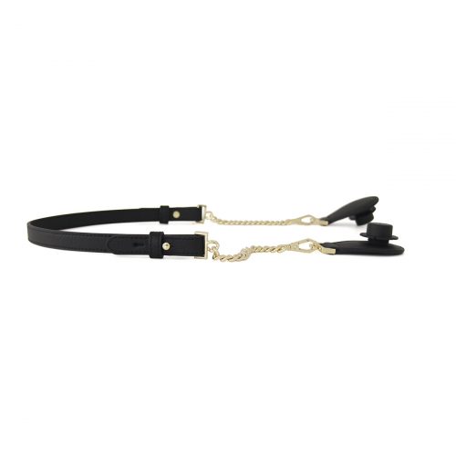 Petite Handles – Gold Chain – Black Criss Cross - Image 3