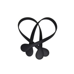 Petite Handles – Microfibre Flat Black Criss Cross