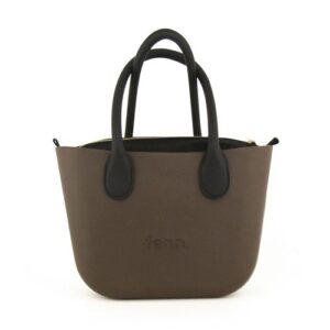 Petite – Choc – Black Inner – Black H0 Criss Cross Handle