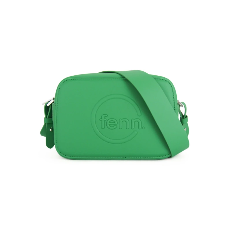 Cross Body – Green – Silver Zip – Green Strap4