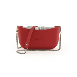 Classic Collection – Red – Silver Chain Handle – Red – Pattern 5 Inner