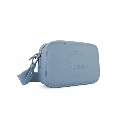 Cross Body – Mint Blue – Silver Zip – Mint Blue Strap2