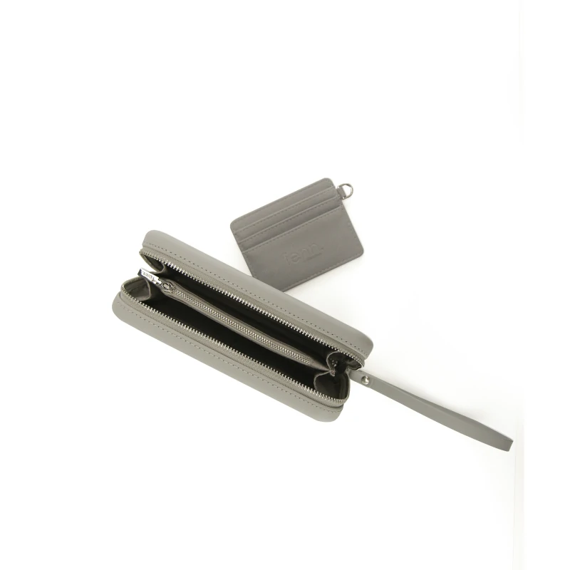 Wallets – Grey – Silver Zip – Grey Strap4